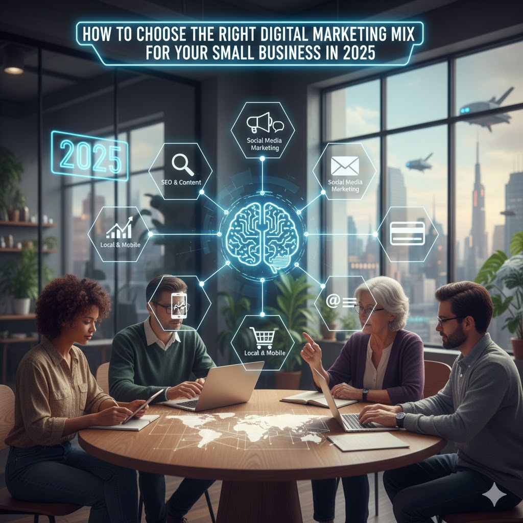 How to Choose the Right Digital Marketing Mix for Your Small Business in 2025