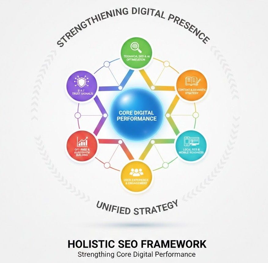 Holistic SEO Framework Strengthening Core Digital Performance