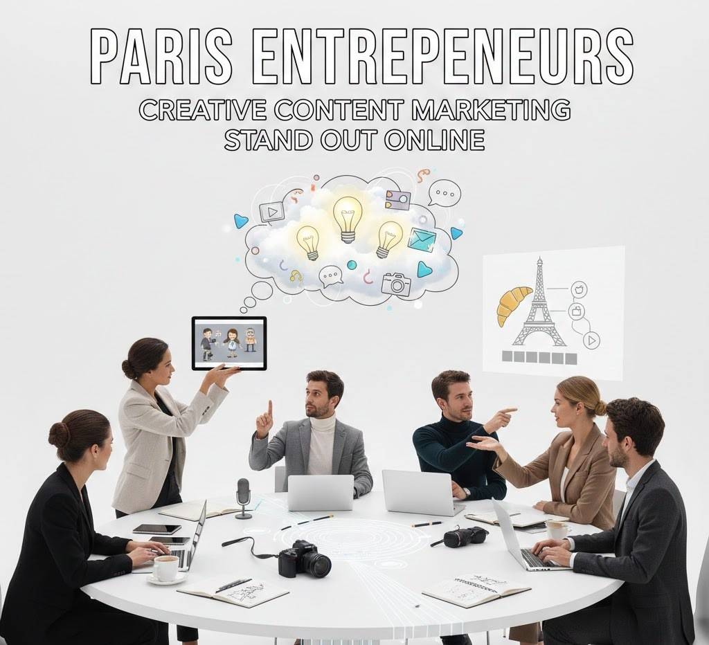 Paris Entrepreneurs Using Creative Content Marketing to Stand Out Online
