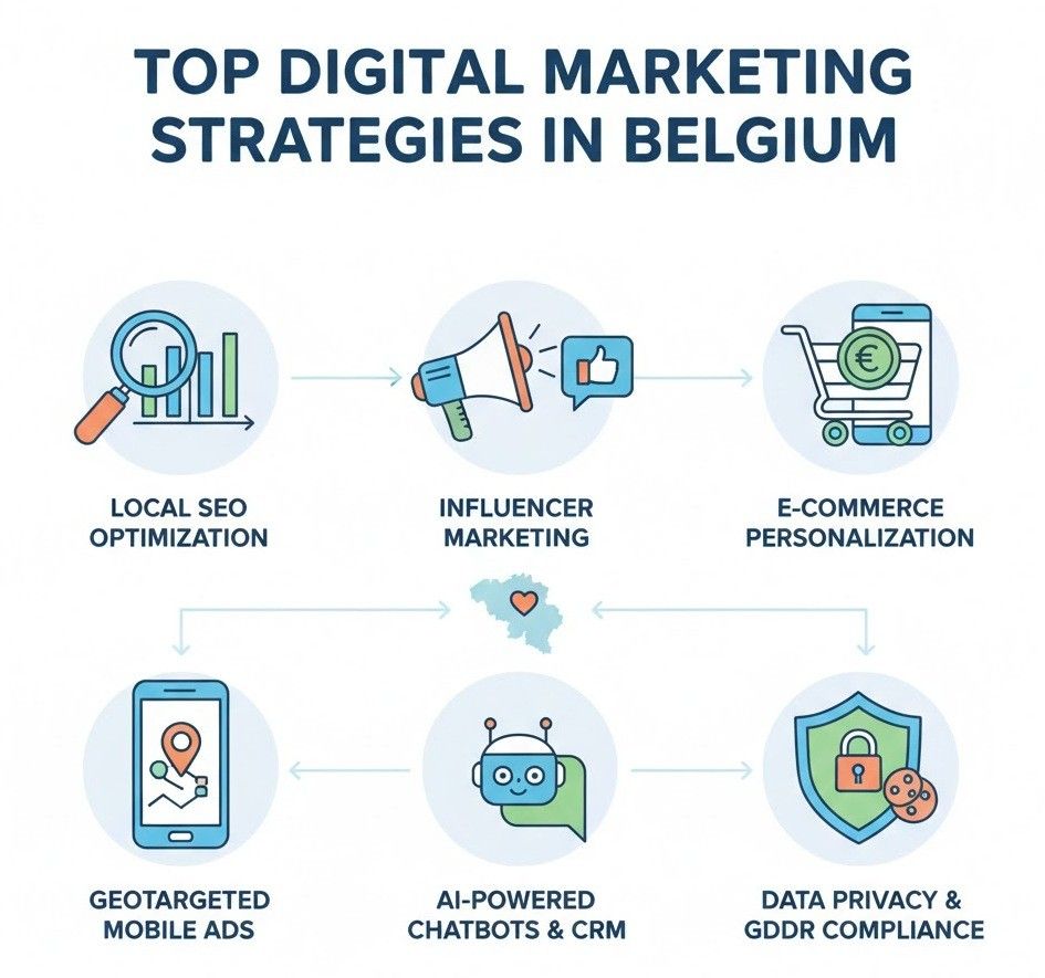 Top Digital Marketing Strategies Working in Belgium