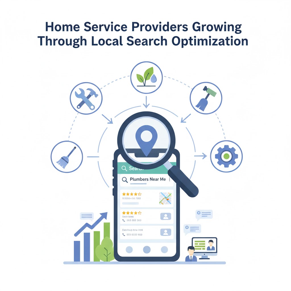 Home Service Providers Growing Through Local Search Optimization