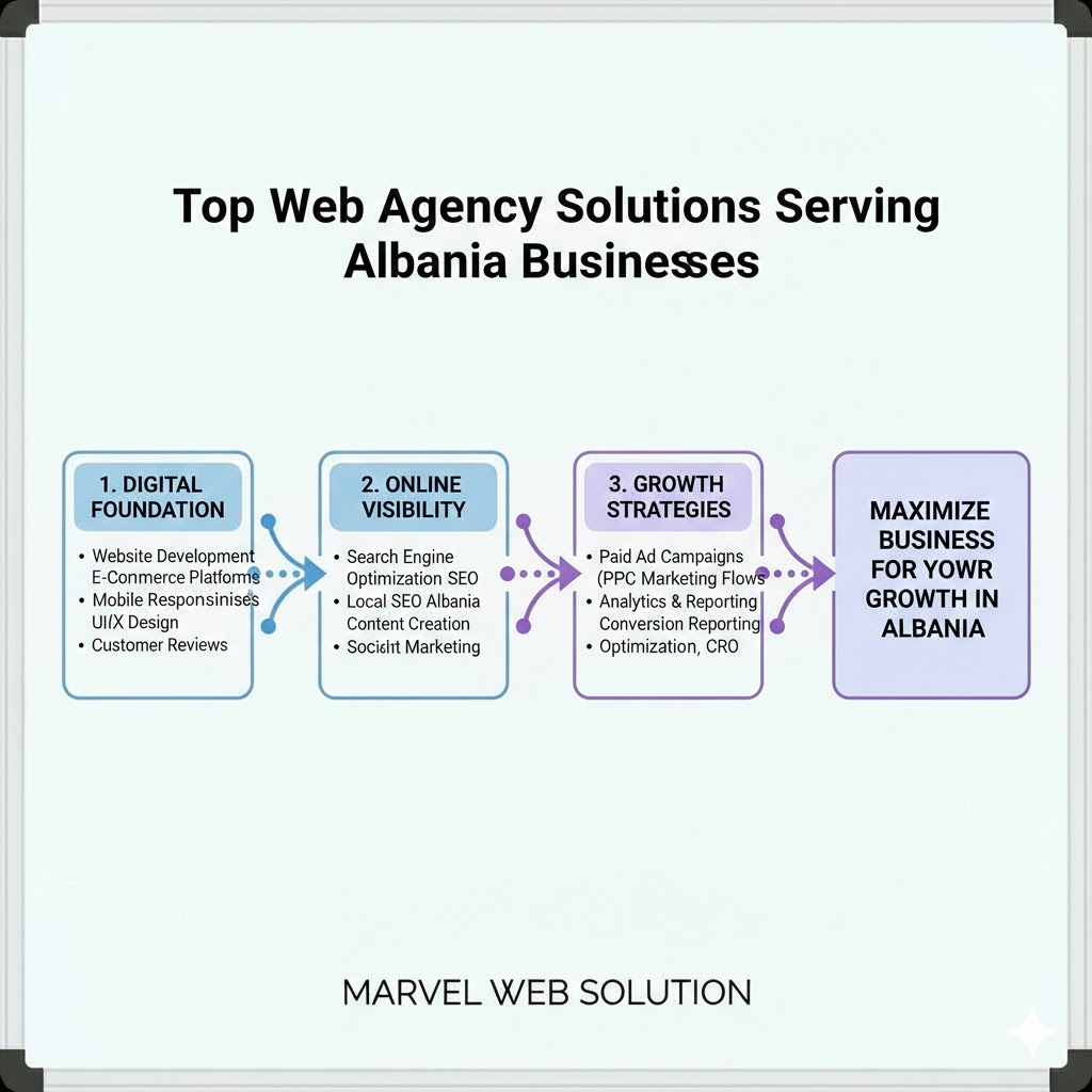 Top Web Agency Solutions Serving Albania Businesses